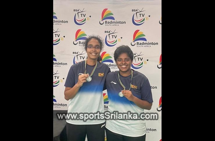 Silver medals for Hasini and Hazara in South Africa